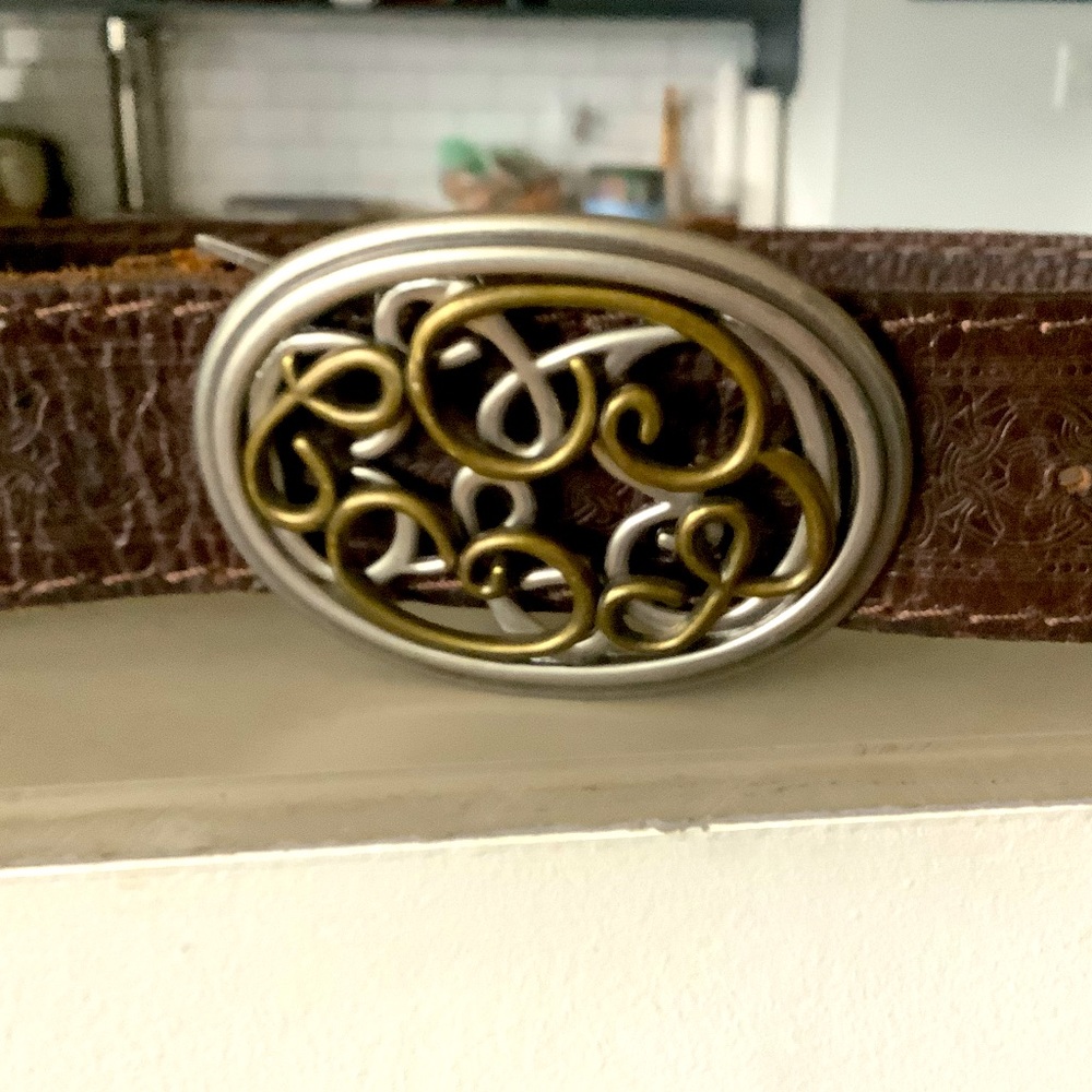 Leather belt